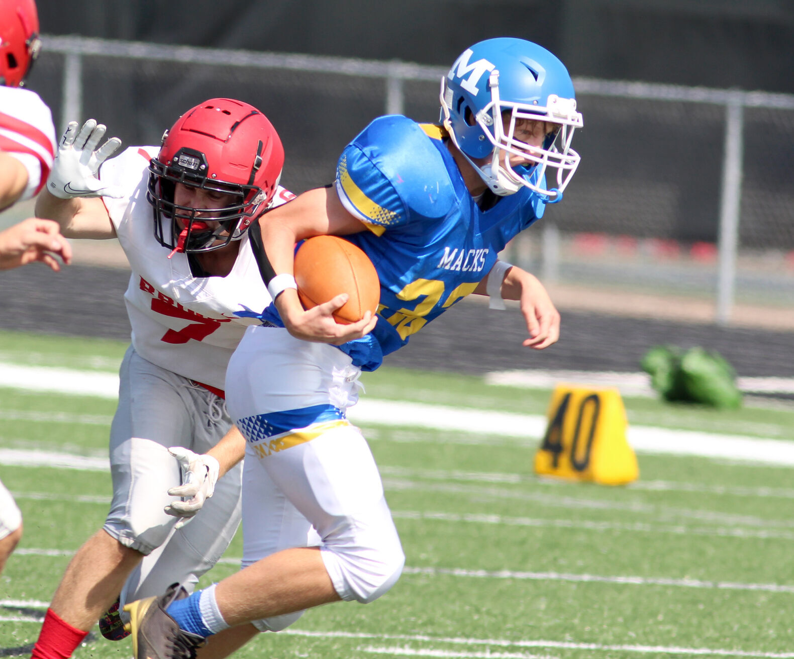 Bruce at McDonell football 9-17-22